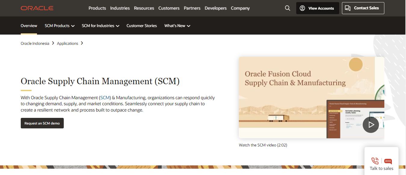 Website Oracle Transportation Management 