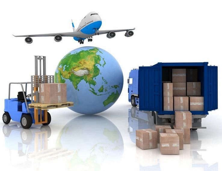 ilustrasi pengiriman logistik