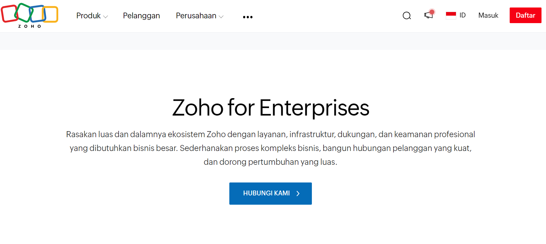 Website Zoho