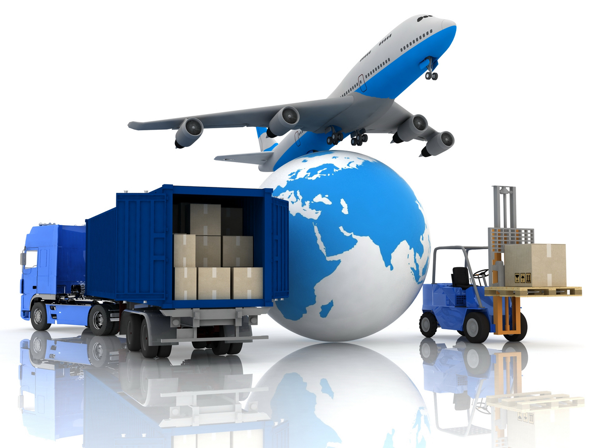 ilustrasi transportasi logistik