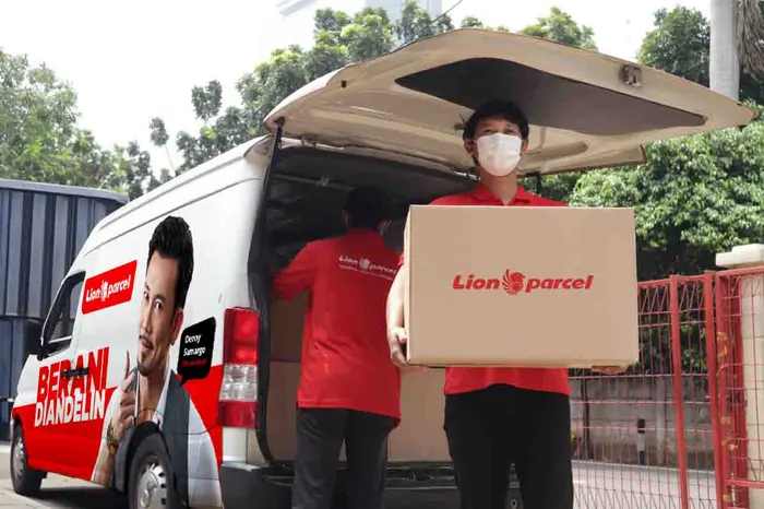 pengantaran lion parcel sebagai perusahaan logistik di indonesia